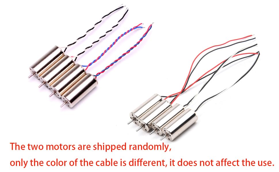 YoungRC 8520 Coreless Motor 8.5 x 20mm Brushed Motors + 75mm CW CCW Propeller for DIY Micro QX95 QX110 Quadcopter RC Drone