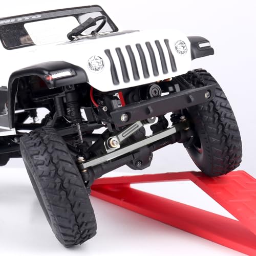 SCX24 Aluminum Steering Links for Axial SCX24 Bronco C10 Deadbolt Gladiator (Gray) - color: Gray