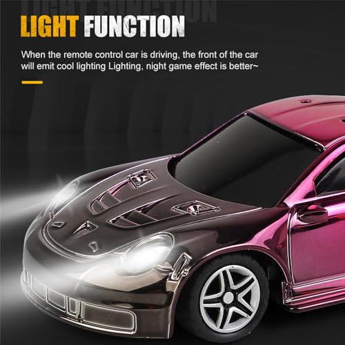 TOUCAN RC HOBBY RC Racing Mini Car 1/43 RTR Electric Model LED Lights Radio for Adult for Ages 14+