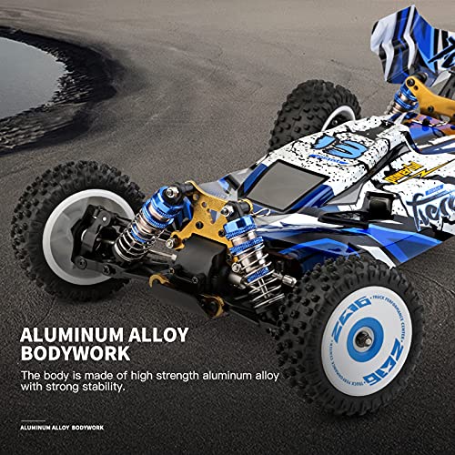 GoolRC WLtoys 124017 V2 RC Car, 1:12 Scale 2.4GHz Remote Control Off-Road Buggy Drift Car RTR with Brushless Motor and Metal Chassis for Adults