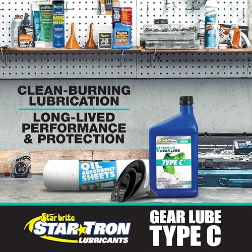 STAR BRITE Premium Type C Gear Lube, Marine-Grade, SAE 75W-90 - size: 32 Oz Quart, style: Type C