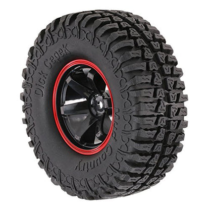 1.9 Inch 100mm RC Rubber Tires with Plastic Wheel Rim for 1/10 SCX10 D90 D110 CC01 RC Rock Crawler Parts