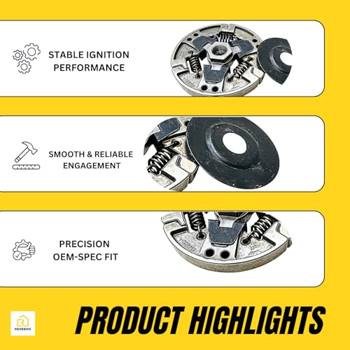 Clutch Shoe Assembly 1144 160 2001 11441602001 1144‑160‑2001 Fits Stihl MS661 MS661C Chainsaw Replacement Clutch Kit