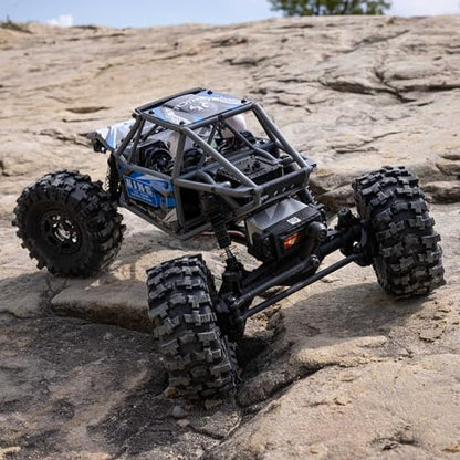 Axial RC Truck UTB18 Capra 4WS 1/18th 4x4 RTR (Comes with Everything Needed to Run), Blue, AXI-1750T1 - color: Blue