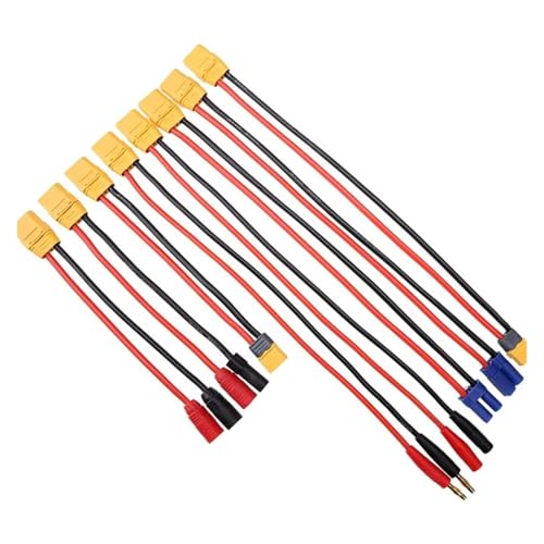 XT90H Male XT90 12awg 300mm 4mm Silicone Wire Cable Banana Plug To For RC Car Lipo Battery Parts And Accessories Upgrade Replacement Use RC Car Upgrade Part