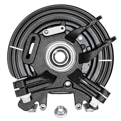 Detroit Axle - 4pc Steering Knuckles Kit for 02-05 Ford Explorer | Mercury Mountaineer, 2 Rear Steering Knuckles & Wheel Bearing Hubs 2 Front Wheel Bearing and Hubs 2002-2005 Replacement - size: 4UW47703/Kit