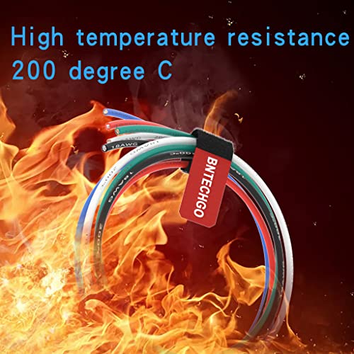 BNTECHGO 18 Gauge Silicone Wire Kit Red Black White Blue and Green Each 5ft 18 AWG Stranded Tinned Copper Wire | Flexible 18 Gauge Stranded Wire Silicone Rubber Insulation For RC Models, Drone, Robot, Battery, EV Charger, 3D Printer, DIY - size: 5 Colors