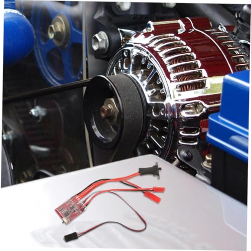 30A Brushed Esc with Brake Dual Way Speed Controller for Rc Cars Boats Enhanced Performance Electronic Controller for Reliable Speed Control Tough Conditions