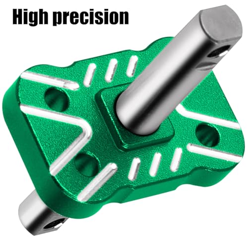 Aluminum Differential Locker Spool Diff Locker Mounts Set Upgrades Part for 1/10 Slash/Rustler/Stampede/Bandit 2WD(VXL),Sealed Differential Case Hops Up.Green - color: Green(for 1/10)
