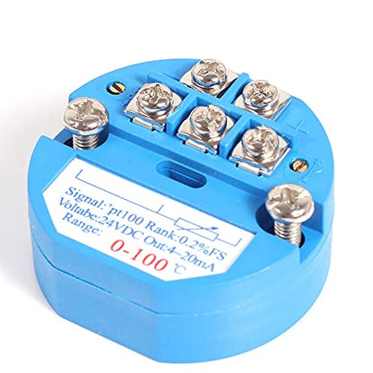 0-100 Celsius 4-20MA RTD PT100 SBW Temperature Meter Transmitter Module Isolated Sensor 0-100 Degree