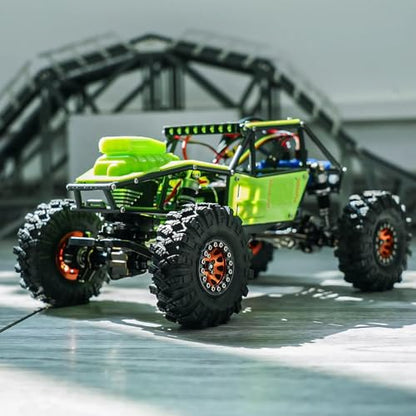 RC Upgrade Parts for TRX4M Upgrade 1/18 RC Crawler Rock Tarantula Nylon for Buggy Body Shell Chassis Kit(Unassembled Clear) - size: Unassembled Clear