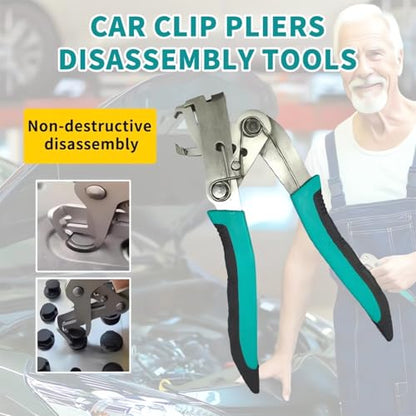 Car Clip Pliers/Disassembly Tools 2026 Upgrade Automotive Clip Removal Pliers Trim Removal Tool Panel Trim Snap Plier for Car Fasteners Ergonomic Grip Stainless Steel Head (2PCS) - color: 2pcs