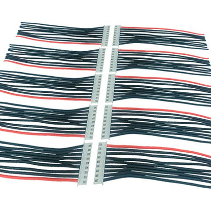 FLY RC 10pcs JST-XH 8S Balance Plug Extension Lead Wire Balance Wire for LiPo Battery Balance Charging (10pcs 8s) - style: 10pcs 8s