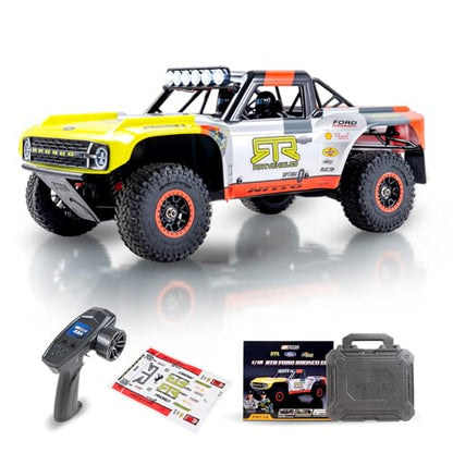FCXㅤ FMS 1/18 Ford Bronco U4 S Brushless RC Truck, Hobby RC Crawler with Remote Controlled Lighting, Cooling System 4WD Drivetrain RC Crawler for Adults, Brushless (RS 2025) - color: Rs 2025