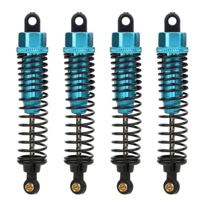 4pcs 68mm/98mm /108mm Aluminum Shocks Absorbers Damper for HSP for HPI 1/10 Scale RC Car On-Road Monster Truck Off Road Buggy(Blue 98mm) - color: Blue 98mm