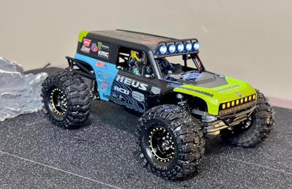 MEUS RACING Transmitter and Receiver Black+ MB24 SCX24 Body