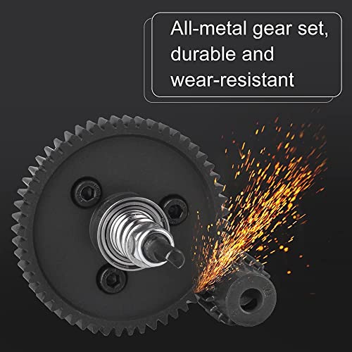 OGRC Steel Slipper Clutch for 1/10 Traxxas Slash Stampede Rustle 4X4 | Metal Differential Gear Slipper Clutch Set with 32P 15T 17T 19T Pinions Gears for Traxxas RC Truck #6878