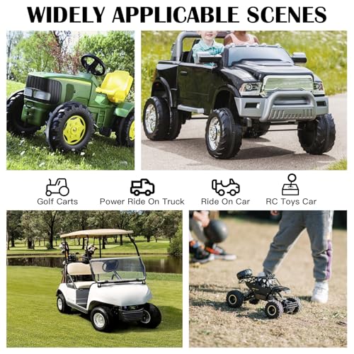 2 Packs Adapters Compatible with Makita 18V Battery for Power Wheel Battery Adapter, Power Tool, DIY RC Toy Car, Power Connector Conversion Kit with Switch & Fuse, 12AWG Wire, Wire Terminal
