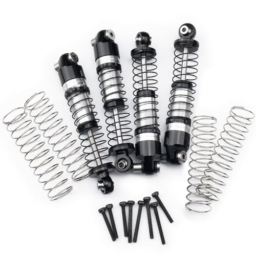 RCLIONS RC Car Shocks 43mm Oil Shock Absorber for AXIAL SCX24 1/24th RC Crawler Car Upgrade Parts - size: 43mm