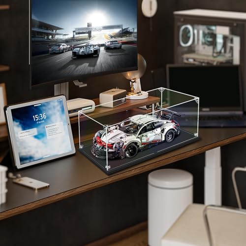 3MM Acrylic Display Case for 1:14 Scale Diecast Car Model Car Thickened Clear Acrylic Display Box for Lego 42123 / 42154 (15.75x7.87x5.91inch, 1:14 ) - size: 15.75x7.87x5.91inch,40x20x15cm