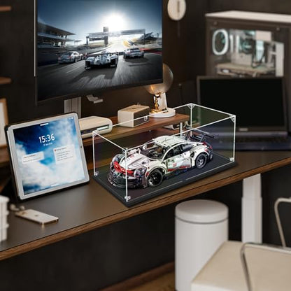 3MM Acrylic Display Case for 1:14 Scale Diecast Car Model Car Thickened Clear Acrylic Display Box for Lego 42123 / 42154 (15.75x7.87x5.91inch, 1:14 ) - size: 15.75x7.87x5.91inch,40x20x15cm