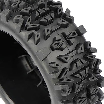 Aimrock 4PCS 1/8 RC Buggy Wheels & Tires 17mm Wheel Hex Pre-glued for Arrma Typhon 6S 3S Talion 6S Team Losi HPI RC Off Road Car