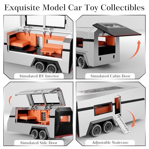 MINI RC Car,APP Controlled 1:64 Scale Alloy Off Road MINI RC Truck | Remote Control Car Speed/Steering Adjustable | 2.4Ghz Monster Truck Toys | Birthdays Gift for Boys Girls & Adults