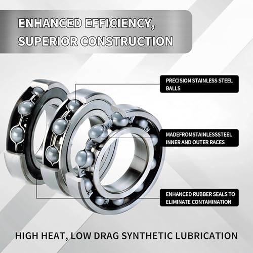 22-Pack Steel Sealed Bearing Kit - Compatible with TRX4M 1/18 RC Crawler, Full Upgrade Set to Replace Plastic Bushings for Smoother Drive & Steering