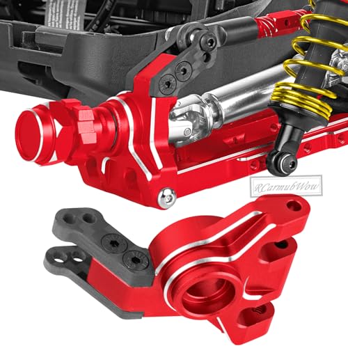 RC Suspension Arms & Mounts,Caster Blocks,Steering Block,Stub Axle Carriers,Turnbuckles Upgrades Part for 1/10 Slash/Rustler/Stampede/Jat0 4x4(VXL),Hoss 4x4 VXL,Red - color: Red(1set)