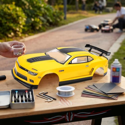 GOWENIC 1/10 Scale RC Car Body Shell, RC Body Cover for HSP Exceed On Road Racing Drift Car, Compatible with 26cm Wheelbase Remote Control Car Frame