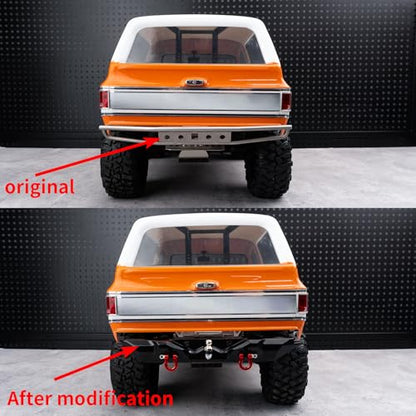 Alloy RC Rear Bumper for 1/10 RC Crawler TRX-4 SCX10 II 90046