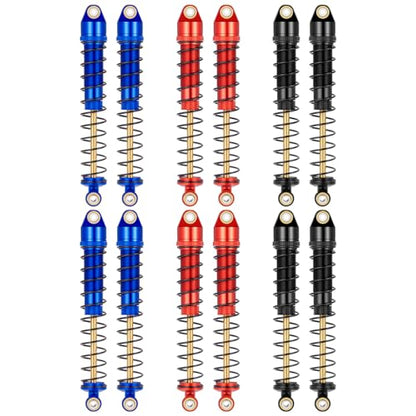 4Pcs Rc Metal Shock Absorber Damper For 1/10 CC01 TRX4 Axial SCX10 D90 D110(100MM) - size: 100MM