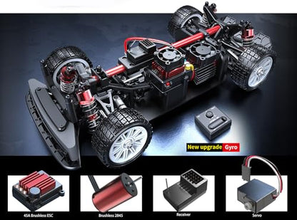 Mjx Hyper go 4x4 Brushless Rc Cars 14302 Hyper 4wd Rc Car All-Road RC Drift Car Brushless Scale 2.4G 4wd High Speed Electric,Terreneitor 4x4 Carros,1/14 High Speed Rc Cars Drift for Adults…