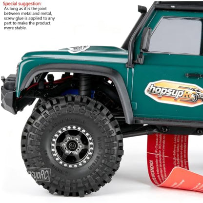 1.0 RC Wheel RC Tires for 1/18 1/24 Trx4 m Axia l SCX24,1.0" Beadlock RC Truck Tires and Wheel Highway Tires Wheel Rim,Rubber Tires Aluminium Wheel Rim,Black - color: Black(1.0tires)