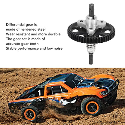 Aluminum Steel Differential Slipper Clutch, Slipper Clutch Assembly, 54T Aluminum Steel Differential Gear Slippers Clutches, for Traxxas Slash, Rustie 4x4 1/10 RC Car (Silver) - color: Silver