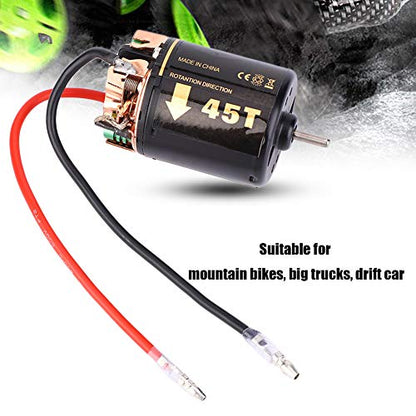 GOWENIC Universal 540 Brushless Motor, RC Model Car Motor for Big Trucks Climbing Car, High Sensorless Brushless, 35T RC for Off Road Model (45T) - size: 45T