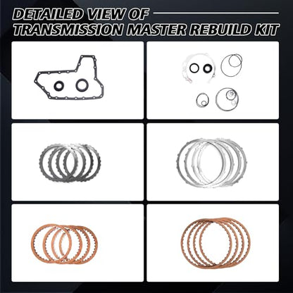 JF010E RE0F09A CVT Transmission Master Rebuild Kit Fits for 2011-ON Altima Maxima Murano 3.5L Repalce OE JF010E RE0F09A B181820C - size: JF010E