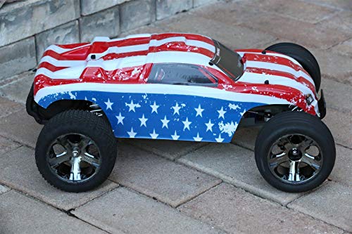 SummitLink Compatible Custom Body Flag Strip Style Replacement for 1/10 Scale RC Car or Truck (Truck not Included) R-ST-01