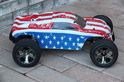 SummitLink Compatible Custom Body Flag Strip Style Replacement for 1/10 Scale RC Car or Truck (Truck not Included) R-ST-01
