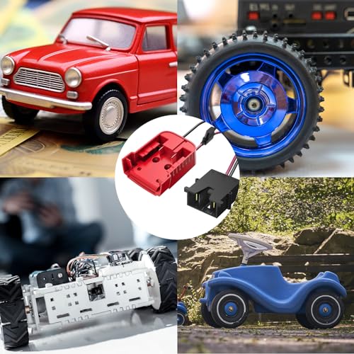 Ranoff Power Wheel Adapter 18V/20V Battery with Fuse & Wire terminals, Wheels Battery Conversion Kit Power Connector for DIY Ride On Truck, RC Car Toys and Robotics - size: for Milwaukee