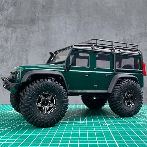 1.3" Crawler Tires 70 * 27mm with Rubber Insert for 1/18 TRX4M 1/24 SCX24 AX24 Micro RC Crawler Car Wheel (#B Style) - style: #B style