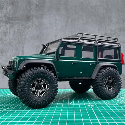 1.3" Crawler Tires 70 * 27mm with Rubber Insert for 1/18 TRX4M 1/24 SCX24 AX24 Micro RC Crawler Car Wheel (#B Style) - style: #B style