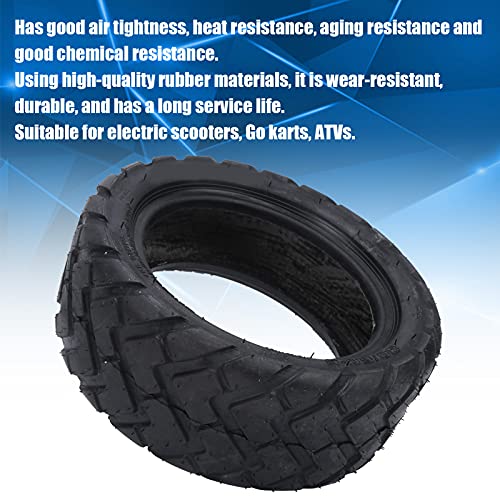 VGEBY Vacuum Tubeless Tire, 80/60‑6 Vacuum Tubeless Rubber Tire Tyre for Electric Scooter Go Karts ATV Replacement Electric Car Scooter Supplies 80/60-6 Scooter Tire