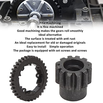 1/5 Scale RC Gear Set, Durable Steel High-Performance Spur Pinion Replacement 35T Spur 15T Pinion for Off-Road Racing Hobbyists and 1/5 Truck Models
