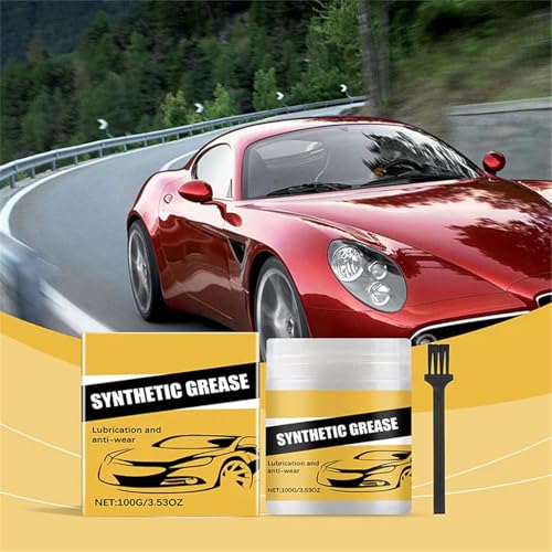 Heavy-Duty Car Care Grease, Synthetic Grease for Car Cares, Multi-Purpose Cars Cares Lubricating, Greases Lubricant for Cars Door, Lubricant Wheel Bearing (2 Set) - color: 2 Set