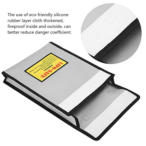 aqxreight Lithium Battery Model Airplane Explosionproof Store Bag Antiflaming Fireproofing Handbag While Effectively Pr Explosion Proof BagBattery Explosion Proof BagLithium Battery