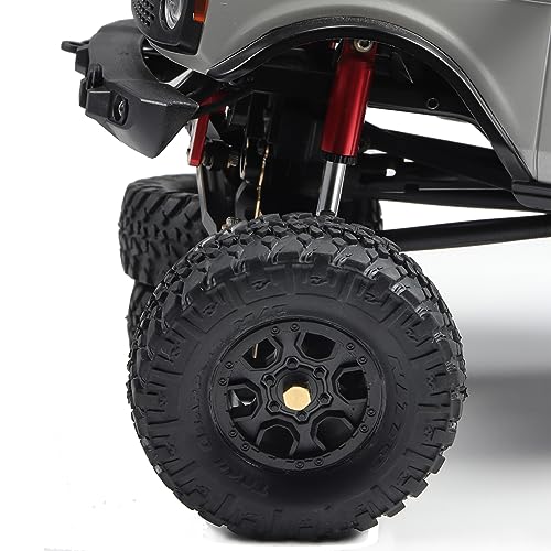 SCX24 Brass Wheel hex Hub Extenders 4pcs 8mm(+4mm) with Nuts 1.0 Wheel Rims Adapter for 1/24 RC Crawler SCX24 Bronco C10 Gladiator AX24 SCX24 Upgrades Accessories (SCX24 Brass Wheel hex Hub 8mm)
