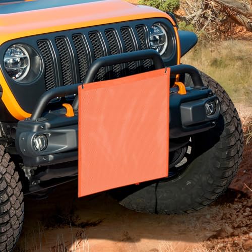 UTV ATV Mesh Trash Bag, PVC Mesh Organizer, UTV Trash Bag - Compatible with Polaris RZR, Can-Am, CFmoto, Yamaha, Honda, Golf Carts Ect - color: orange