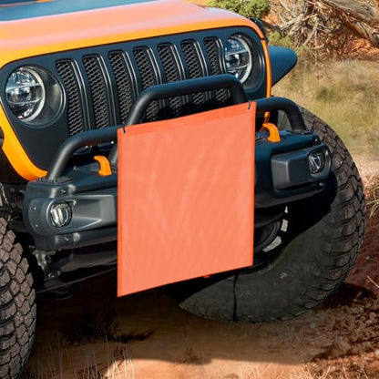 UTV ATV Mesh Trash Bag, PVC Mesh Organizer, UTV Trash Bag - Compatible with Polaris RZR, Can-Am, CFmoto, Yamaha, Honda, Golf Carts Ect - color: orange