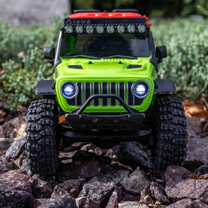 Axial SCX30 1/30 Jeep Wrangler JLU 4X4 RC Truck, RTR, Green | Brushed RC Rock Crawler, Battery & Charger Included, AXI-2261T1 - color: Green